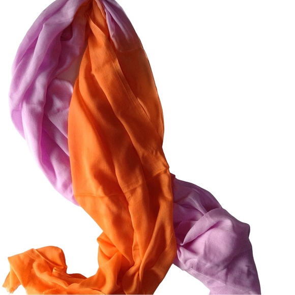 Lavender & Orange Ombré - 100*200 - Linen-Cotton - Picture 2 of 4